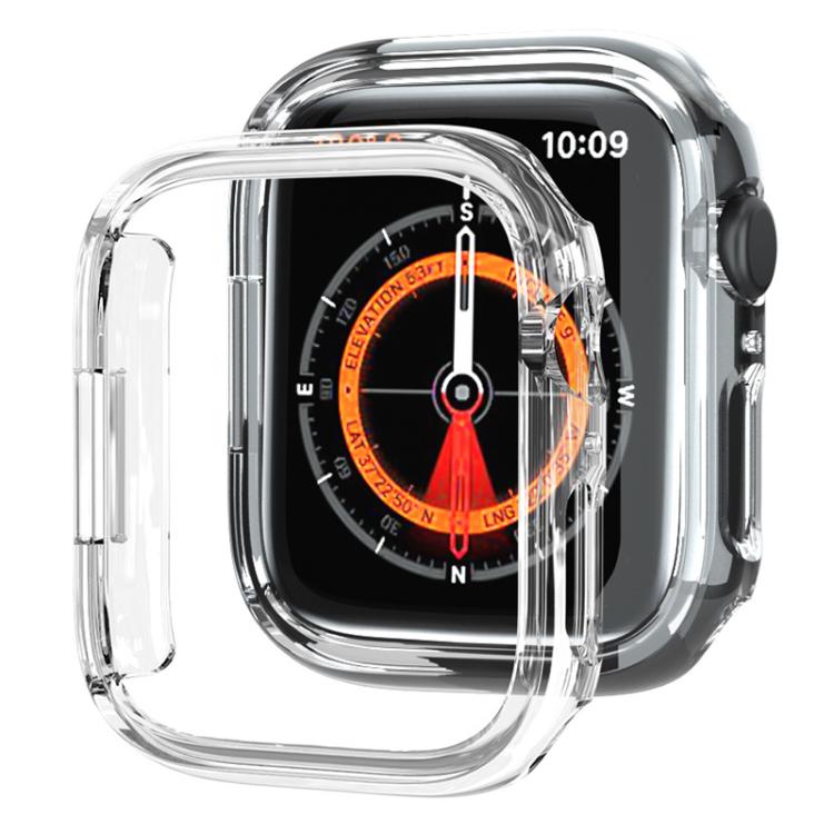 xDfind PC フロストホロー ハーフカバリーウォッチカバー、Apple Watch Series 6 / 5 / 4 / SE 44mm用、Apple Watch Series 6 / 5 / 4 / SE 40mm用、Apple Watch Series 11 46mm / 10 46mm用、Apple Watch Series 11 42mm / 10 42mm用
