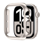xDfind PC フロストホロー ハーフカバリーウォッチカバー、Apple Watch Series 6 / 5 / 4 / SE 44mm用、Apple Watch Series 6 / 5 / 4 / SE 40mm用、Apple Watch Series 11 46mm / 10 46mm用、Apple Watch Series 11 42mm / 10 42mm用
