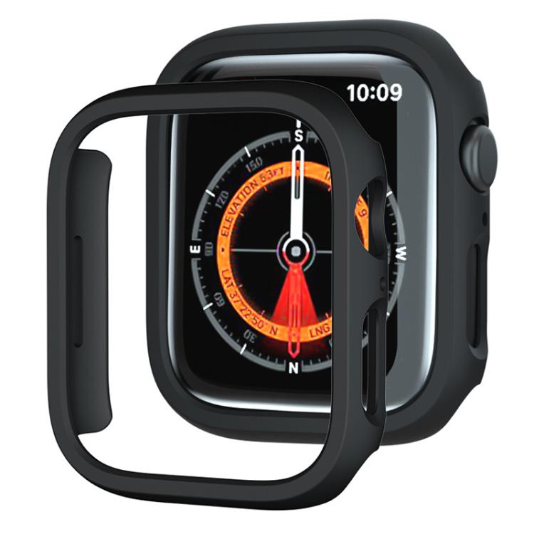 xDfind PC フロストホロー ハーフカバリーウォッチカバー、Apple Watch Series 6 / 5 / 4 / SE 44mm用、Apple Watch Series 6 / 5 / 4 / SE 40mm用、Apple Watch Series 11 46mm / 10 46mm用、Apple Watch Series 11 42mm / 10 42mm用