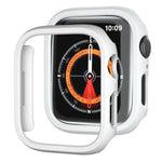 xDfind PC フロストホロー ハーフカバリーウォッチカバー、Apple Watch Series 6 / 5 / 4 / SE 44mm用、Apple Watch Series 6 / 5 / 4 / SE 40mm用、Apple Watch Series 11 46mm / 10 46mm用、Apple Watch Series 11 42mm / 10 42mm用