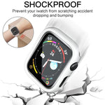 xDfind PC フロストホロー ハーフカバリーウォッチカバー、Apple Watch Series 6 / 5 / 4 / SE 44mm用、Apple Watch Series 6 / 5 / 4 / SE 40mm用、Apple Watch Series 11 46mm / 10 46mm用、Apple Watch Series 11 42mm / 10 42mm用