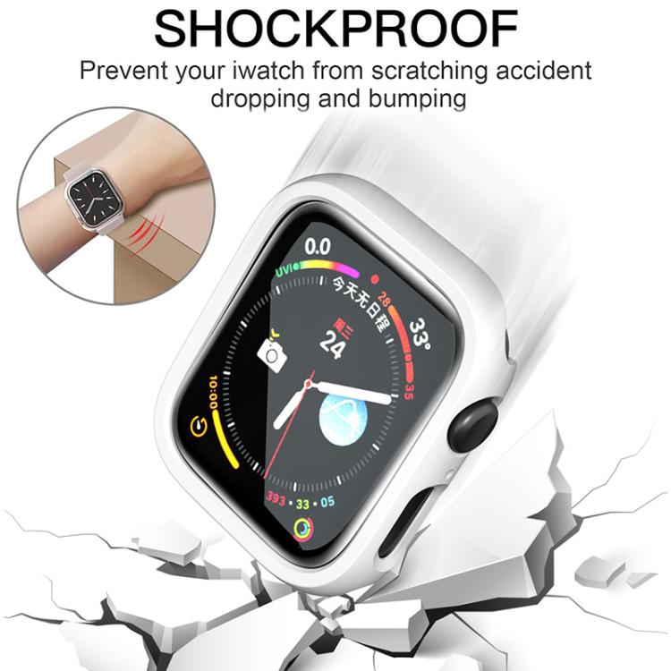 xDfind PC フロストホロー ハーフカバリーウォッチカバー、Apple Watch Series 6 / 5 / 4 / SE 44mm用、Apple Watch Series 6 / 5 / 4 / SE 40mm用、Apple Watch Series 11 46mm / 10 46mm用、Apple Watch Series 11 42mm / 10 42mm用