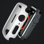 xDfind PC フロストホロー ハーフカバリーウォッチカバー、Apple Watch Series 6 / 5 / 4 / SE 44mm用、Apple Watch Series 6 / 5 / 4 / SE 40mm用、Apple Watch Series 11 46mm / 10 46mm用、Apple Watch Series 11 42mm / 10 42mm用