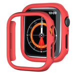 xDfind PC フロストホロー ハーフカバリーウォッチカバー、Apple Watch Series 6 / 5 / 4 / SE 44mm用、Apple Watch Series 6 / 5 / 4 / SE 40mm用、Apple Watch Series 11 46mm / 10 46mm用、Apple Watch Series 11 42mm / 10 42mm用