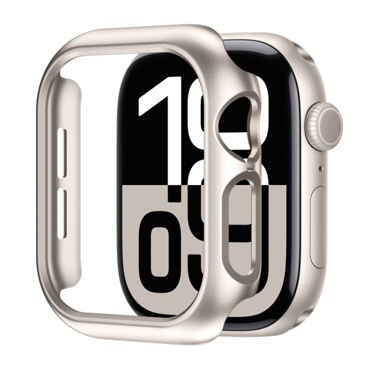 xDfind PC フロストホロー ハーフカバリーウォッチカバー、Apple Watch Series 6 / 5 / 4 / SE 44mm用、Apple Watch Series 6 / 5 / 4 / SE 40mm用、Apple Watch Series 11 46mm / 10 46mm用、Apple Watch Series 11 42mm / 10 42mm用