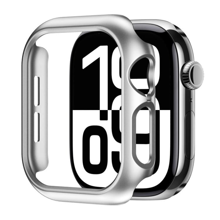 xDfind PC フロストホロー ハーフカバリーウォッチカバー、Apple Watch Series 6 / 5 / 4 / SE 44mm用、Apple Watch Series 6 / 5 / 4 / SE 40mm用、Apple Watch Series 11 46mm / 10 46mm用、Apple Watch Series 11 42mm / 10 42mm用
