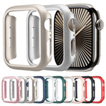 xDfind PC フロストホロー ハーフカバリーウォッチカバー、Apple Watch Series 3 / 2 / 1 42mm用