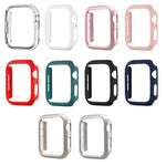 xDfind PC フロストホロー ハーフカバリーウォッチカバー、Apple Watch Series 3 / 2 / 1 42mm用