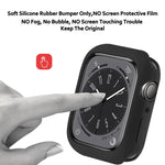 xDfind キャンディ TPU ウォッチカバー、Apple Watch Series 6 / 5 / 4 / SE 44mm用、Apple Watch Series 6 / 5 / 4 / SE 40mm用、Apple Watch Series 9 / 8 / 7 45mm用、Apple Watch Series 9 / 8 / 7 41mm用