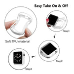 xDfind キャンディ TPU ウォッチカバー、Apple Watch Series 3 / 2 / 1 38mm用、Apple Watch Series 3 / 2 / 1 42mm用