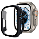xDfind 強化ガラスフィルム一体型PCウォッチカバー、Apple Watch Ultra 3 / 2 / 1 49mm用、Apple Watch Series 9 / 8 / 7 45mm用、Apple Watch Series 9 / 8 / 7 41mm用、Apple Watch Series 3 / 2 / 1 38mm用