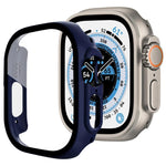 xDfind 強化ガラスフィルム一体型PCウォッチカバー、Apple Watch Ultra 3 / 2 / 1 49mm用、Apple Watch Series 9 / 8 / 7 45mm用、Apple Watch Series 9 / 8 / 7 41mm用、Apple Watch Series 3 / 2 / 1 38mm用