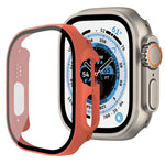 xDfind 強化ガラスフィルム一体型PCウォッチカバー、Apple Watch Ultra 3 / 2 / 1 49mm用、Apple Watch Series 9 / 8 / 7 45mm用、Apple Watch Series 9 / 8 / 7 41mm用、Apple Watch Series 3 / 2 / 1 38mm用