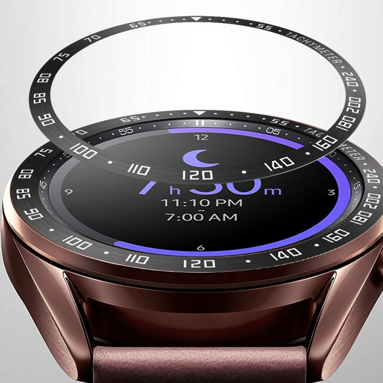 スマートウォッチ スチールベゼルリング Eバージョン Samsung Galaxy Watch 3 41mm用 Samsung Galaxy Watch 3 45mm用