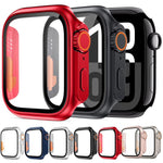 xDfind Ultra 49mm 強化ガラスフィルム一体型PCウォッチカバーに変更、Apple Watch Series 6 / 5 / 4 / SE 44mm用、Apple Watch Series 6 / 5 / 4 / SE 40mm用、Apple Watch Series 9 / 8 / 7 45mm用、Apple Watch Series 9 / 8 / 7 41mm用