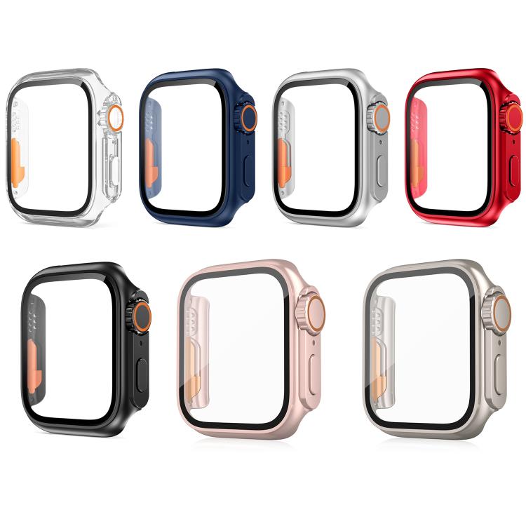 xDfind Ultra 49mm 強化ガラスフィルム一体型PCウォッチカバーに変更、Apple Watch Series 6 / 5 / 4 / SE 44mm用、Apple Watch Series 6 / 5 / 4 / SE 40mm用、Apple Watch Series 9 / 8 / 7 45mm用、Apple Watch Series 9 / 8 / 7 41mm用