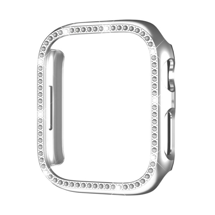 xDfind シングルロー ダイヤモンド ホロー PC 時計カバー、Apple Watch シリーズ 11 46mm / 10 46mm 用、Apple Watch シリーズ 11 42mm / 10 42mm 用