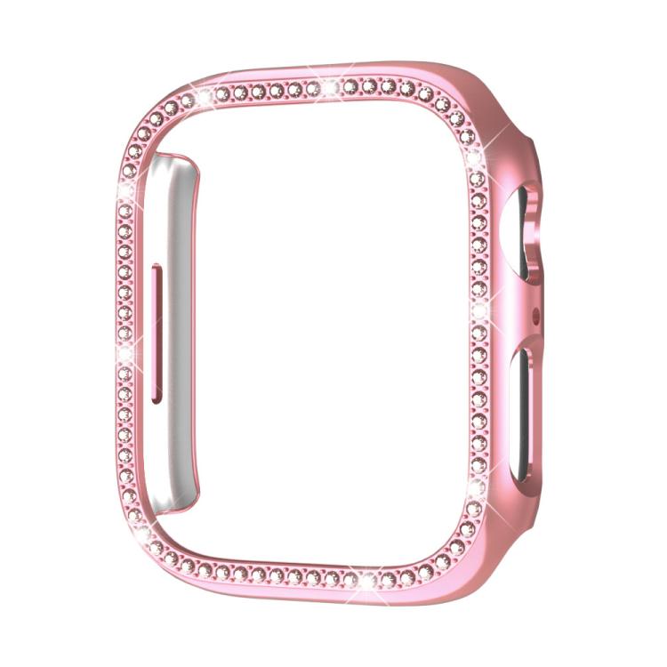 xDfind シングルロー ダイヤモンド ホロー PC 時計カバー、Apple Watch シリーズ 11 46mm / 10 46mm 用、Apple Watch シリーズ 11 42mm / 10 42mm 用