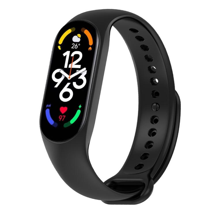 xDfind Solid Color Integrated Cover Silicone Watch Band, For Xiaomi Smart Band 10 / 9 / 8