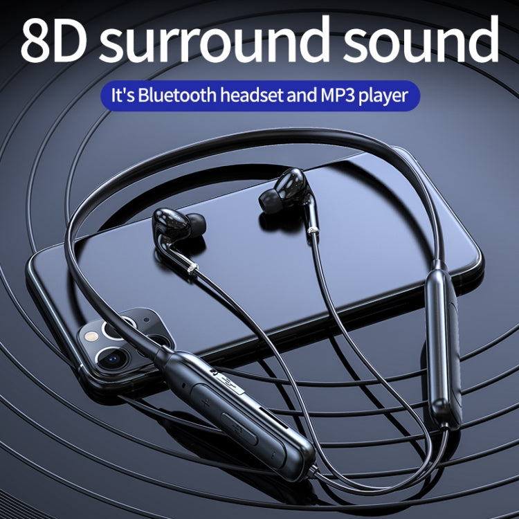 M60 8D サラウンドサウンド ワイヤレスネックマウント 5.1 Bluetooth イヤホン TFカード MP3モード対応