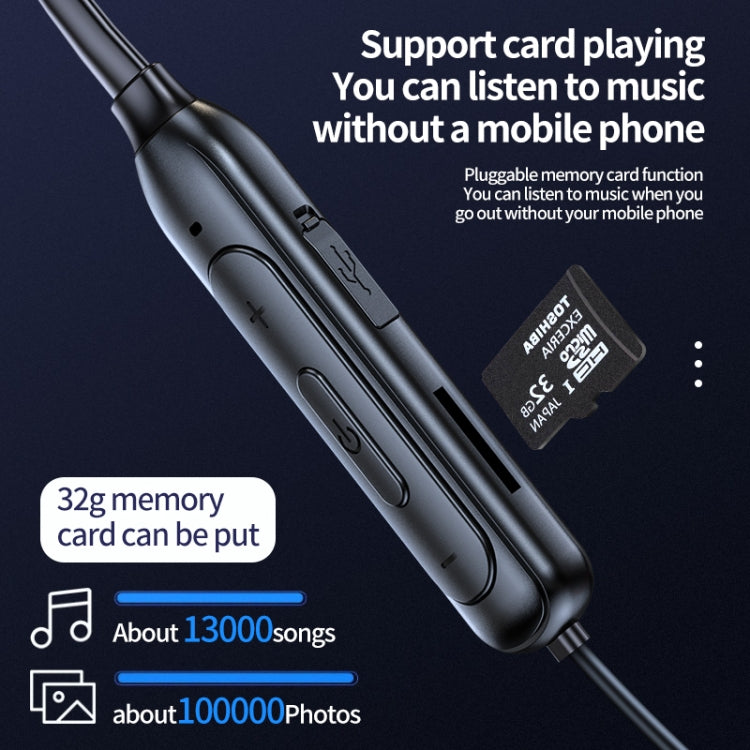 M60 8D サラウンドサウンド ワイヤレスネックマウント 5.1 Bluetooth イヤホン TFカード MP3モード対応