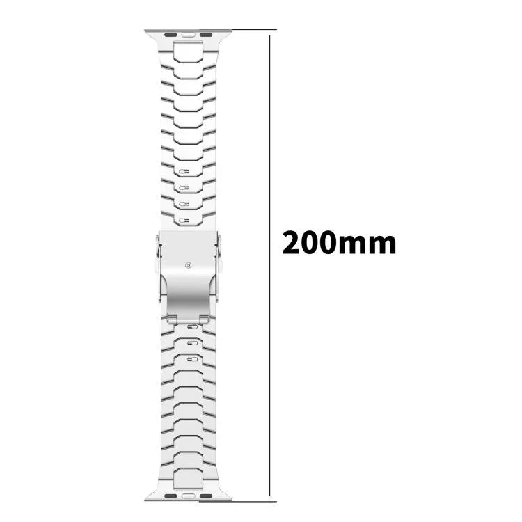 取り外し可能 セーフティクラスプ チタン合金 時計バンド、Apple Watch 46mm / 49mm / 45mm / 44mm 用、Apple Watch 42mm / 41mm / 40mm / 38mm 用