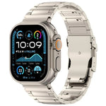 I型 クイックリリース セーフティクラスプ チタン合金 時計バンド、Apple Watch 46mm / 49mm / 45mm / 44mm 用、Apple Watch 42mm / 41mm / 40mm / 38mm 用