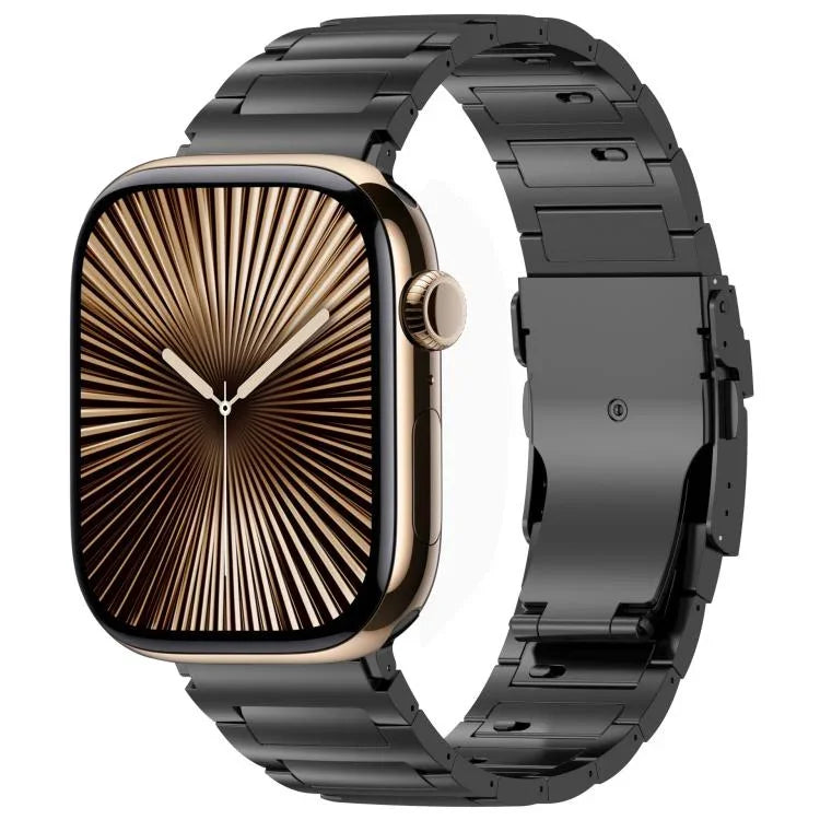 I型 クイックリリース セーフティクラスプ チタン合金 時計バンド、Apple Watch 46mm / 49mm / 45mm / 44mm 用、Apple Watch 42mm / 41mm / 40mm / 38mm 用