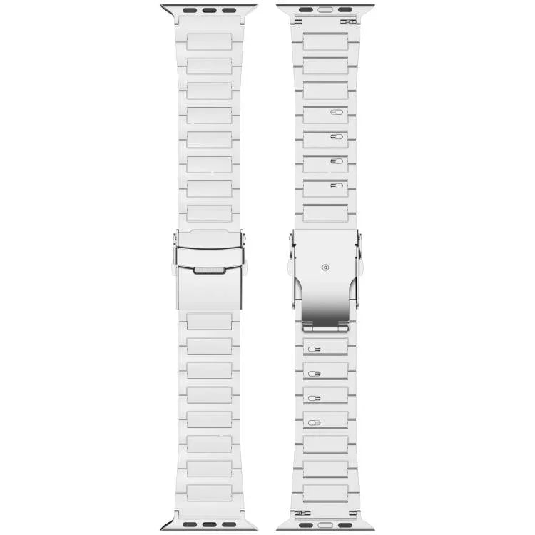 I型 クイックリリース セーフティクラスプ チタン合金 時計バンド、Apple Watch 46mm / 49mm / 45mm / 44mm 用、Apple Watch 42mm / 41mm / 40mm / 38mm 用