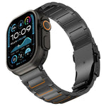I型 セーフティクラスプ チタン合金 時計バンド、Apple Watch 46mm / 49mm / 45mm / 44mm 用、Apple Watch 42mm / 41mm / 40mm / 38mm 用