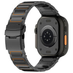 I型 セーフティクラスプ チタン合金 時計バンド、Apple Watch 46mm / 49mm / 45mm / 44mm 用、Apple Watch 42mm / 41mm / 40mm / 38mm 用