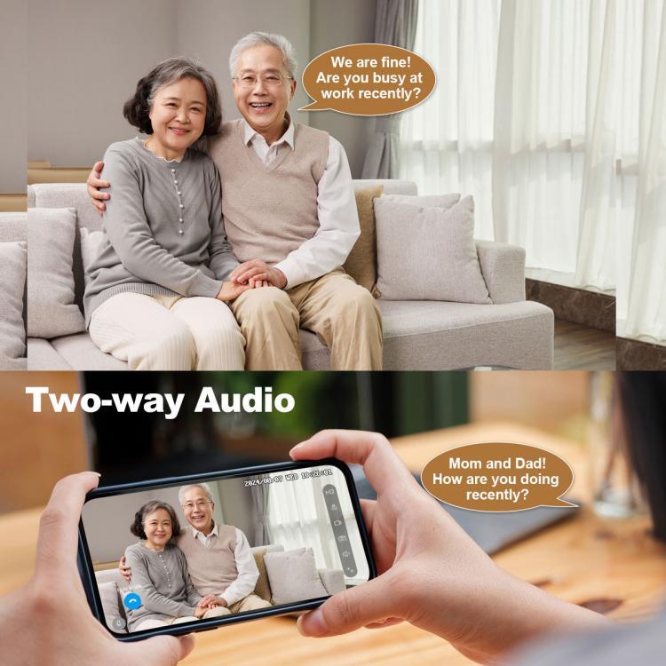 SriHome DH013 4MP スマートペットロボットカメラ、米国プラグ、英国プラグ、EUプラグ、オーストラリアプラグ