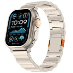 厚手 ワンビーズ マグネットクラスプ チタン合金 時計バンド、Apple Watch 46mm / 49mm / 45mm / 44mm 用、Apple Watch 42mm / 41mm / 40mm / 38mm 用