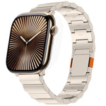 厚手 ワンビーズ マグネットクラスプ チタン合金 時計バンド、Apple Watch 46mm / 49mm / 45mm / 44mm 用、Apple Watch 42mm / 41mm / 40mm / 38mm 用