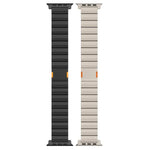 厚手 ワンビーズ マグネットクラスプ チタン合金 時計バンド、Apple Watch 46mm / 49mm / 45mm / 44mm 用、Apple Watch 42mm / 41mm / 40mm / 38mm 用