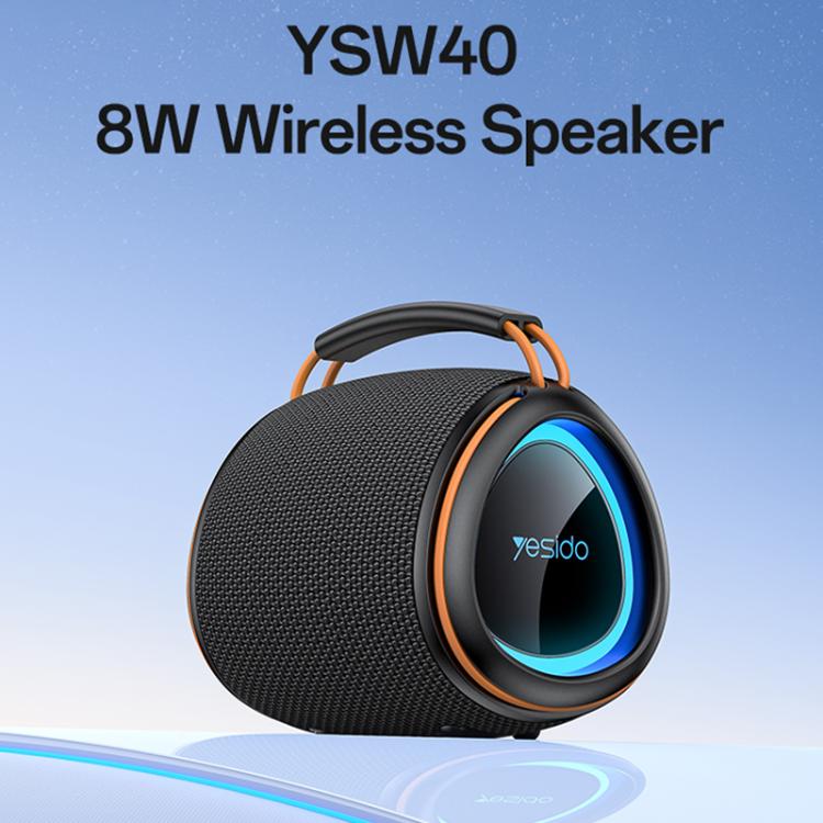 Yesido YSW40 8W ミニポータブルBluetoothスピーカー、YSW40