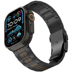 スリービーズ セーフティクラスプ チタン合金 時計バンド、Apple Watch 46mm / 49mm / 45mm / 44mm 用、Apple Watch 42mm / 41mm / 40mm / 38mm 用