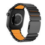 マグネット ノーマンバックル 一体型 ワンビーズ ステンレススチール 時計バンド、Apple Watch 46mm / 49mm / 45mm / 44mm 用