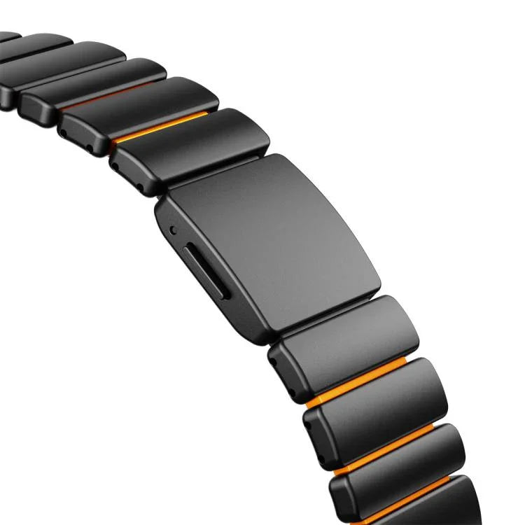 マグネット ノーマンバックル 一体型 ワンビーズ ステンレススチール 時計バンド、Apple Watch 46mm / 49mm / 45mm / 44mm 用