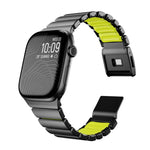 マグネット ノーマンバックル 一体型 ワンビーズ ステンレススチール 時計バンド、Apple Watch 46mm / 49mm / 45mm / 44mm 用