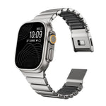 マグネット ノーマンバックル 一体型 ワンビーズ ステンレススチール 時計バンド、Apple Watch 46mm / 49mm / 45mm / 44mm 用