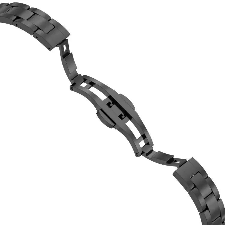スリムウエスト スリービーズ バタフライバックル チタン合金 時計バンド、Apple Watch 46mm / 49mm / 45mm / 44mm 用、Apple Watch 42mm / 41mm / 40mm / 38mm 用