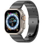 ワンビーズ クイックリリース フラットバックル チタン合金 時計バンド、Apple Watch 46mm / 49mm / 45mm / 44mm 用、Apple Watch 42mm / 41mm / 40mm / 38mm 用