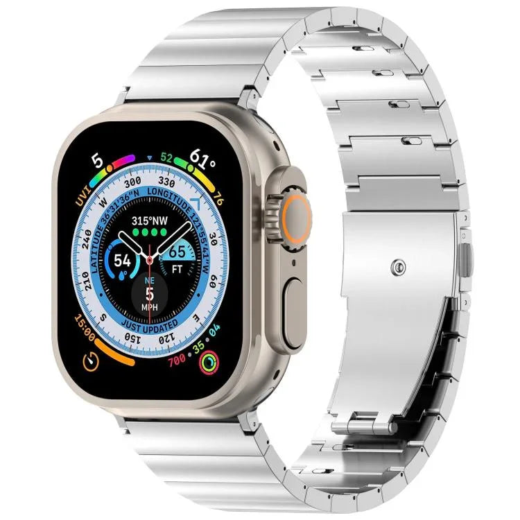 ワンビーズ クイックリリース フラットバックル チタン合金 時計バンド、Apple Watch 46mm / 49mm / 45mm / 44mm 用、Apple Watch 42mm / 41mm / 40mm / 38mm 用
