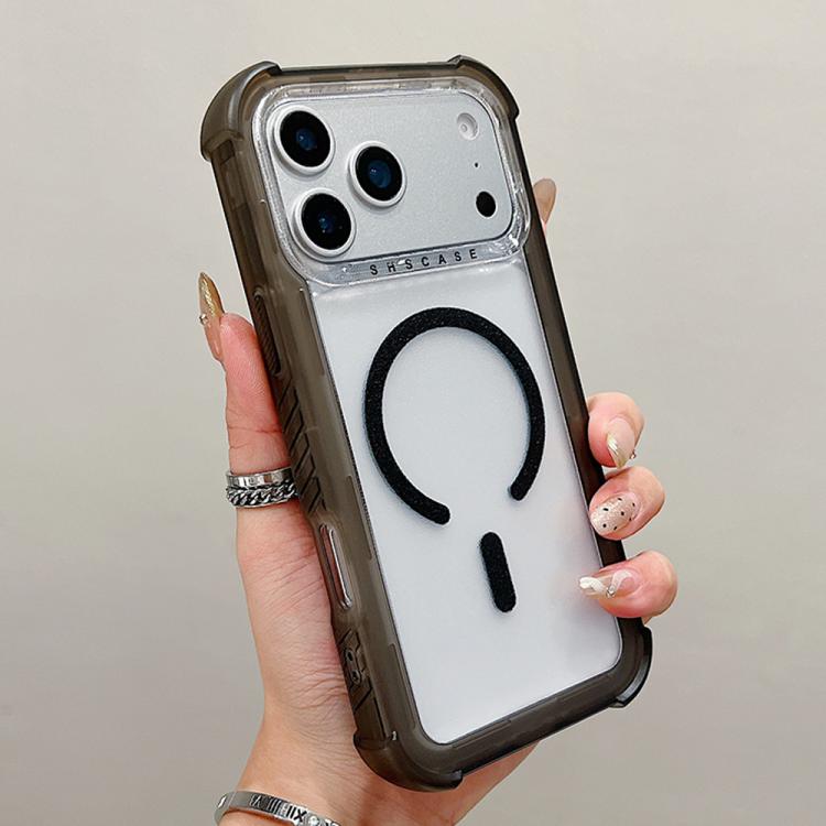 Transparent Matte TPU Hybrid PC 3-in-1 MagSafe Phone Case, For iPhone 17 Pro Max, For iPhone 17 Pro, For iPhone 17, For iPhone Air, For iPhone 16 Pro Max, For iPhone 16 Pro, For iPhone 16 Plus, For iPhone 16