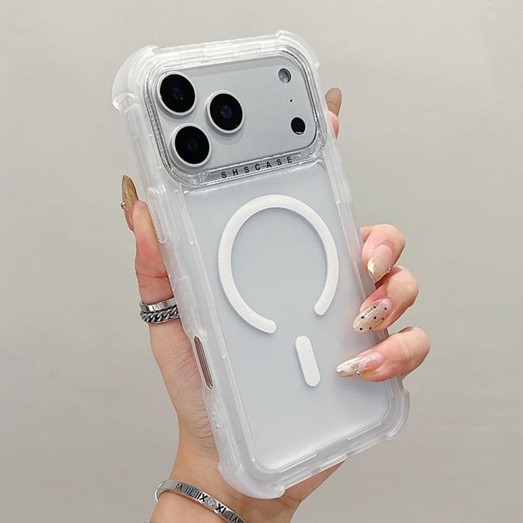 透明マットTPUハイブリッドPC 3-in-1 MagSafeスマホケース、iPhone 17 Pro Max用、iPhone 17 Pro用、iPhone 17用、iPhone Air用、iPhone 16 Pro Max用、iPhone 16 Pro用、iPhone 16 Plus用、iPhone 16用