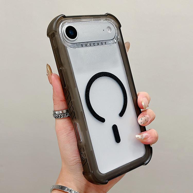 透明マットTPUハイブリッドPC 3-in-1 MagSafeスマホケース、iPhone 17 Pro Max用、iPhone 17 Pro用、iPhone 17用、iPhone Air用、iPhone 16 Pro Max用、iPhone 16 Pro用、iPhone 16 Plus用、iPhone 16用