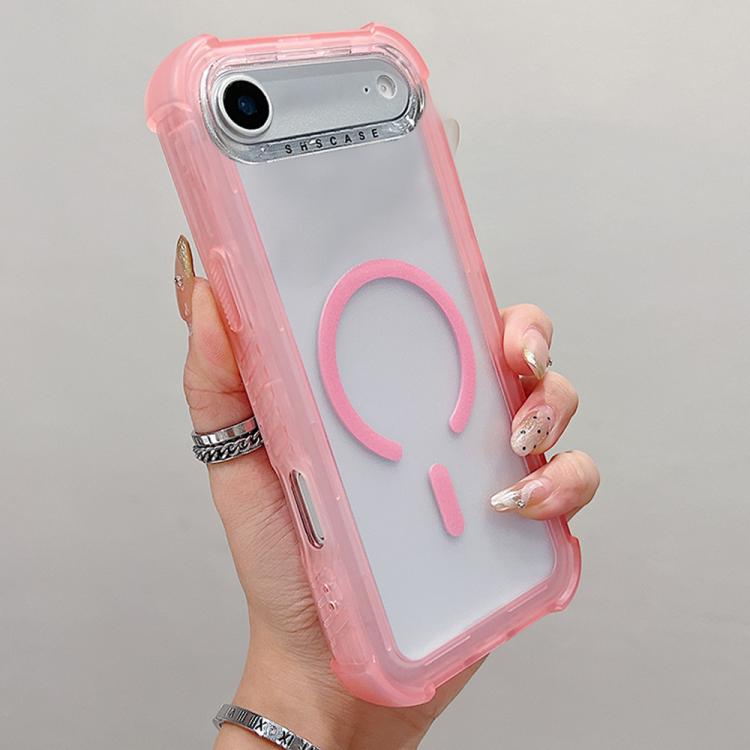 透明マットTPUハイブリッドPC 3-in-1 MagSafeスマホケース、iPhone 17 Pro Max用、iPhone 17 Pro用、iPhone 17用、iPhone Air用、iPhone 16 Pro Max用、iPhone 16 Pro用、iPhone 16 Plus用、iPhone 16用