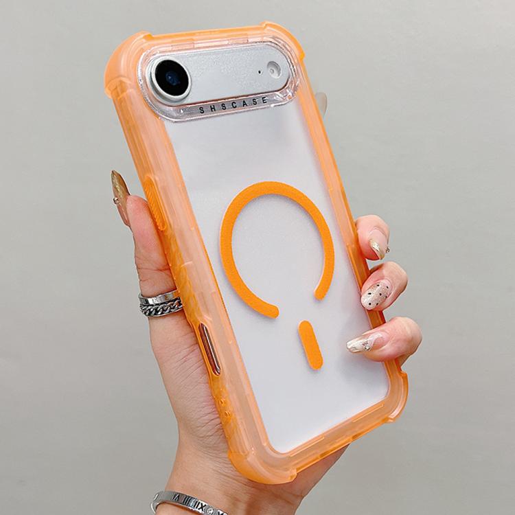 透明マットTPUハイブリッドPC 3-in-1 MagSafeスマホケース、iPhone 17 Pro Max用、iPhone 17 Pro用、iPhone 17用、iPhone Air用、iPhone 16 Pro Max用、iPhone 16 Pro用、iPhone 16 Plus用、iPhone 16用