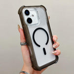 透明マットTPUハイブリッドPC 3-in-1 MagSafeスマホケース、iPhone 17 Pro Max用、iPhone 17 Pro用、iPhone 17用、iPhone Air用、iPhone 16 Pro Max用、iPhone 16 Pro用、iPhone 16 Plus用、iPhone 16用